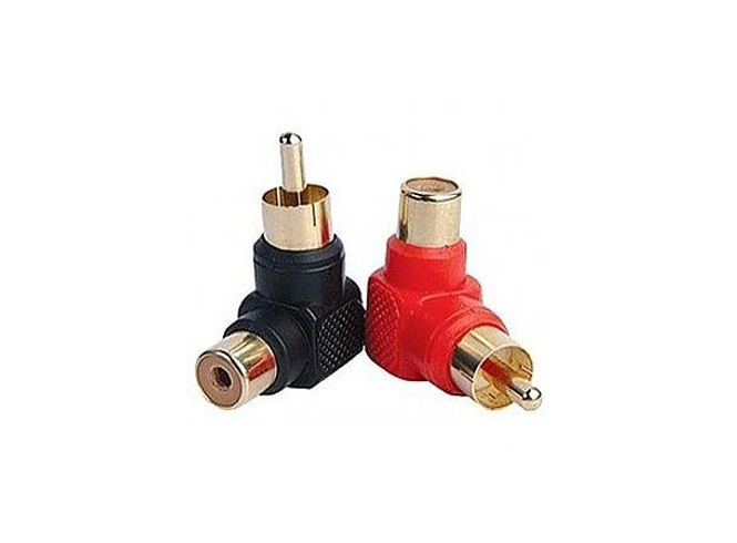 Hovedbilde Stinger SGI22 Phono vinkel 90° gullbelagt
