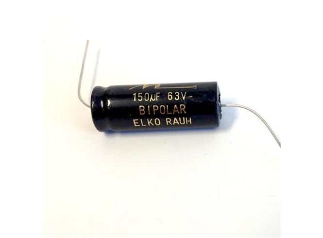 Hovedbilde Mundorf EK150 elektrolytt kondensator 150 µF 63V bipolar