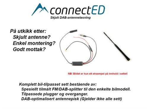 ConnectED skjult DAB-antenne (SMB) Citroen Jumpy SpaceTourer