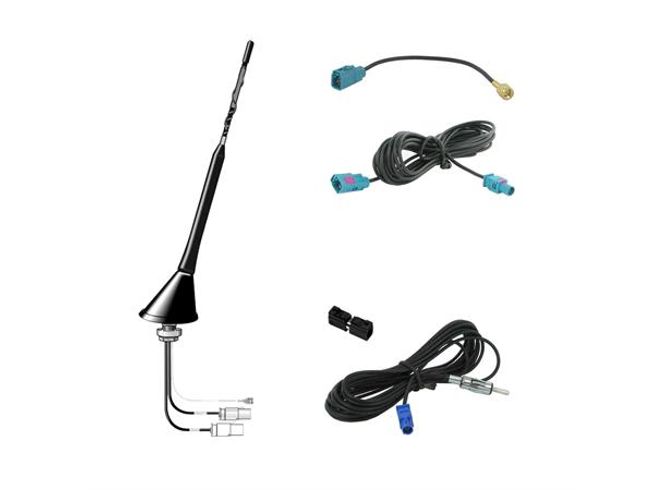 Hovedbilde ATTB FM/DAB-Takantenne Komplett pakke m/DIN/SMA kontakter