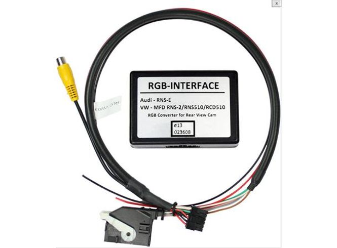 Hovedbilde CAS RLMFD3 Ryggekamera interface VW Skoda RNS310 RNS315 RNS510 RCD510