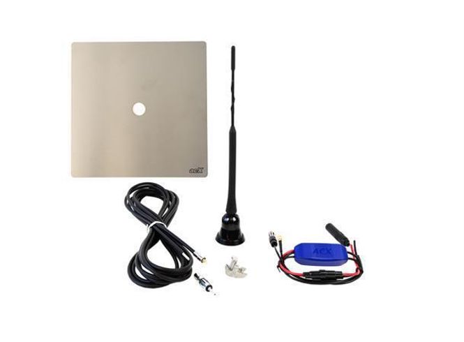 Hovedbilde DAB/FM Caravan antenne med reflektor for takmontering