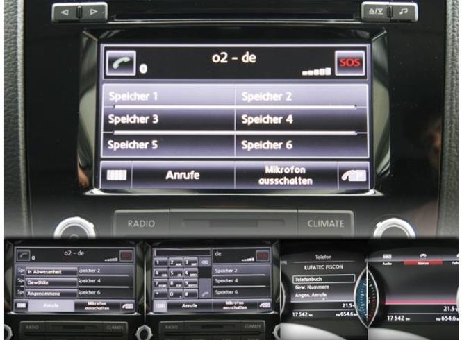 Hovedbilde Fiscon 38389 PRO Bluetooth handsfree Volkswagen Touareg 2010–2018 RCD-550