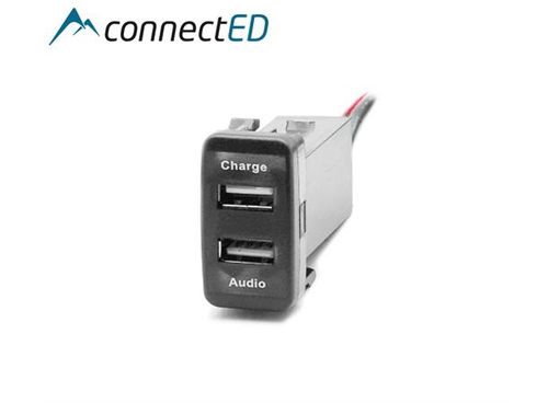 ConnectED innfelt USB x 2 (Audio/Lading) Toyota og Lexus