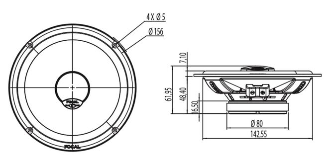 Hovedbilde Focal ICU165 Integration serien 165mm