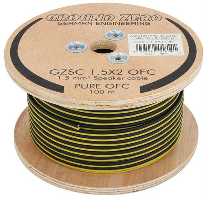 Hovedbilde Ground Zero GZSC 1.5X2 OFC høyttalerkabel 1,5 mm² (lm)