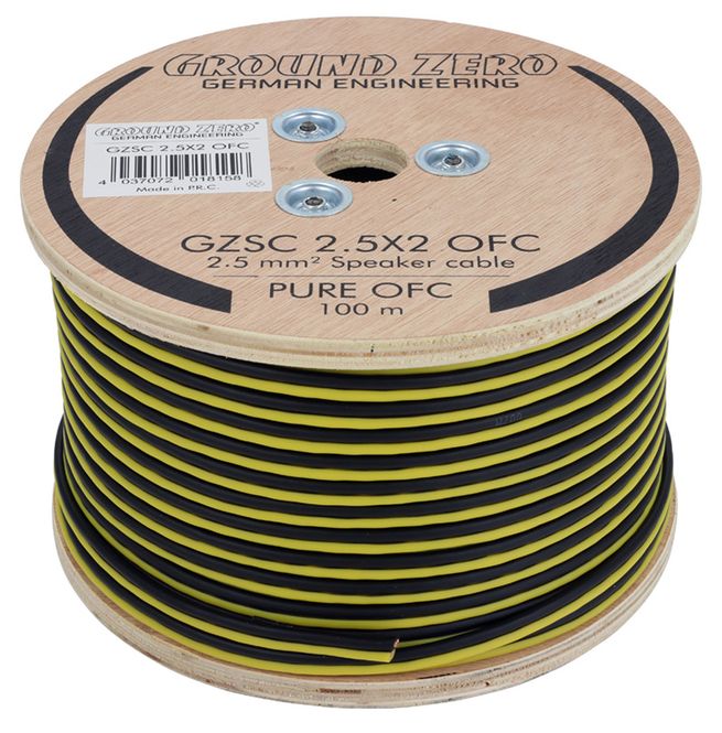 Hovedbilde Ground Zero GZSC 2.5X2 OFC høyttalerkabel 2,5 mm² (lm)