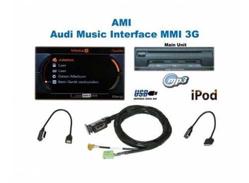 Kufatec 36739-2 Audi Music Interface AMI MMI 3G USB