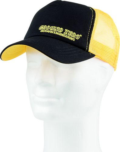 Ground Zero GZ Caps, Sort og Gul med Ground Zero Logo
