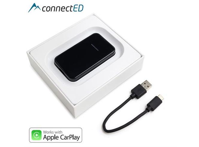 Hovedbilde ConnectED EDUN8001 Apple CarPlay. Konverterer fra kablet til trådløs