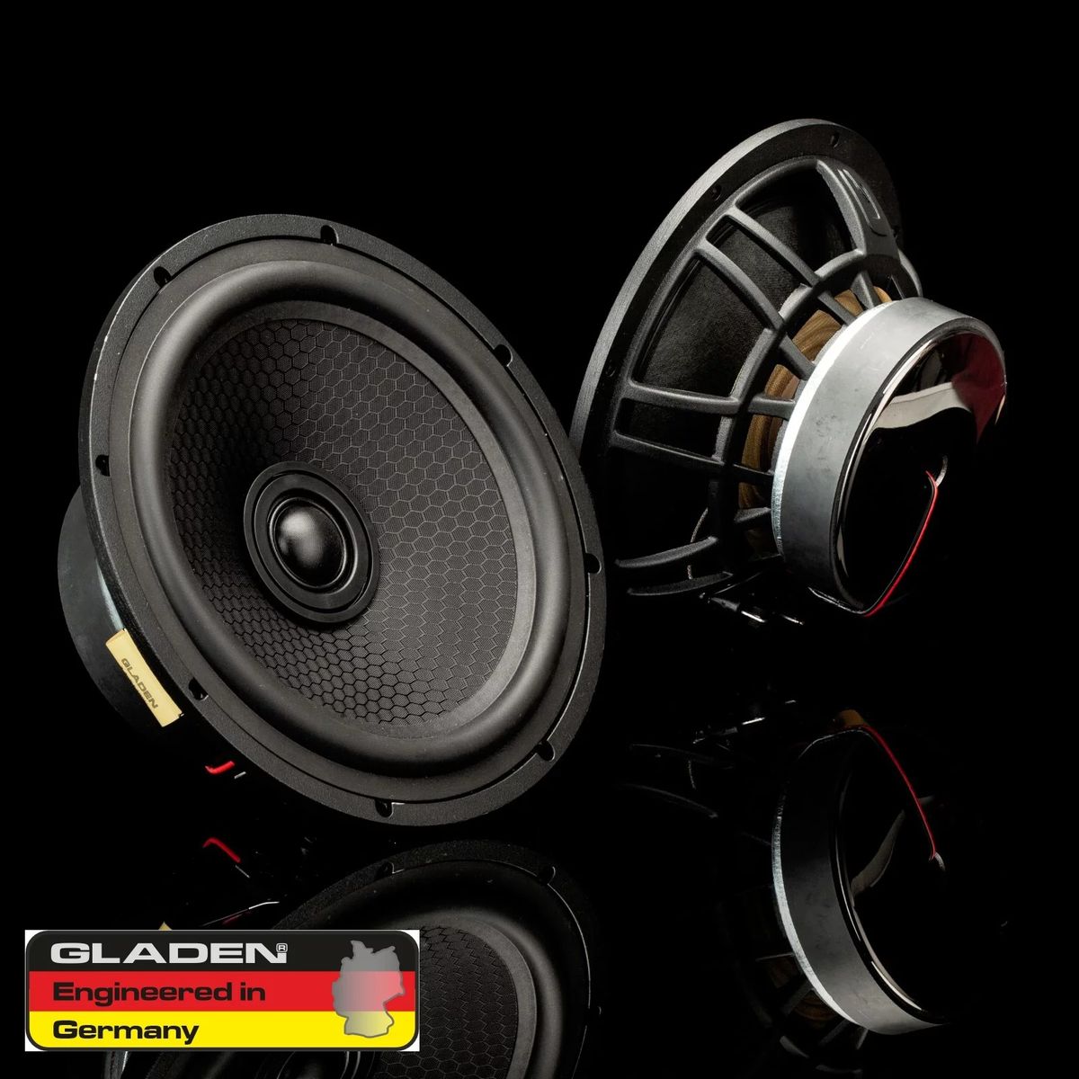 Gladen SIGMA 165-250 6,5” 3 Ohm koaksialhøyttaler 175W RMS