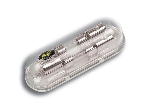 Stinger SPD5120 sikringsholder 2xAGU 1x 4ga, 2x 8ga Chrome