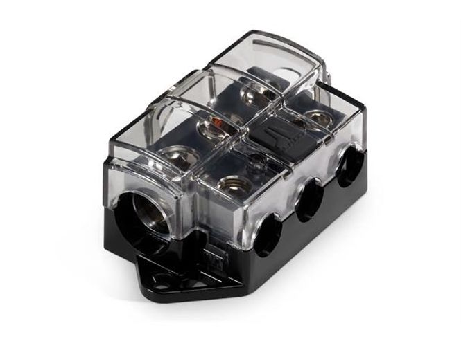 Hovedbilde JL Audio Marine strømfordeler 3-veis 1/0-4ga inn 4-8ga ut