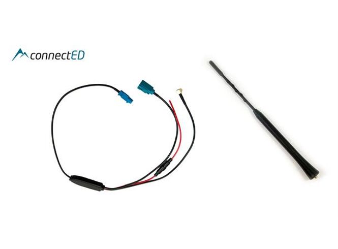 Hovedbilde ConnectED skjult DAB-antenneløsning Peugeot (2005 - 2014) m/pisk