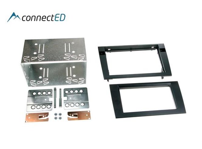 Hovedbilde ConnectED EDAU3008 monteringsramme 2-DIN Audi A4 (2001–2007)