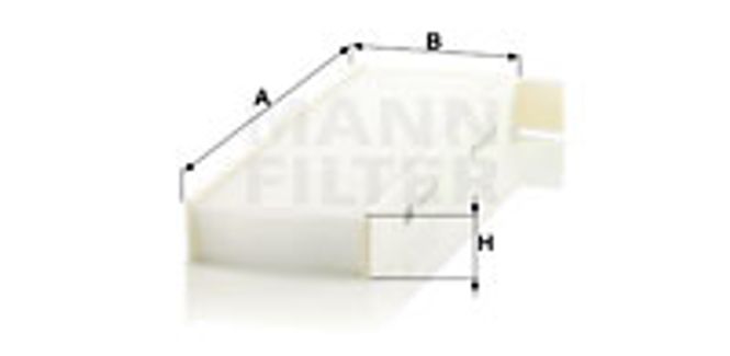 Hovedbilde MANN-Filters CU29003 Kupefilter, pollenfilter