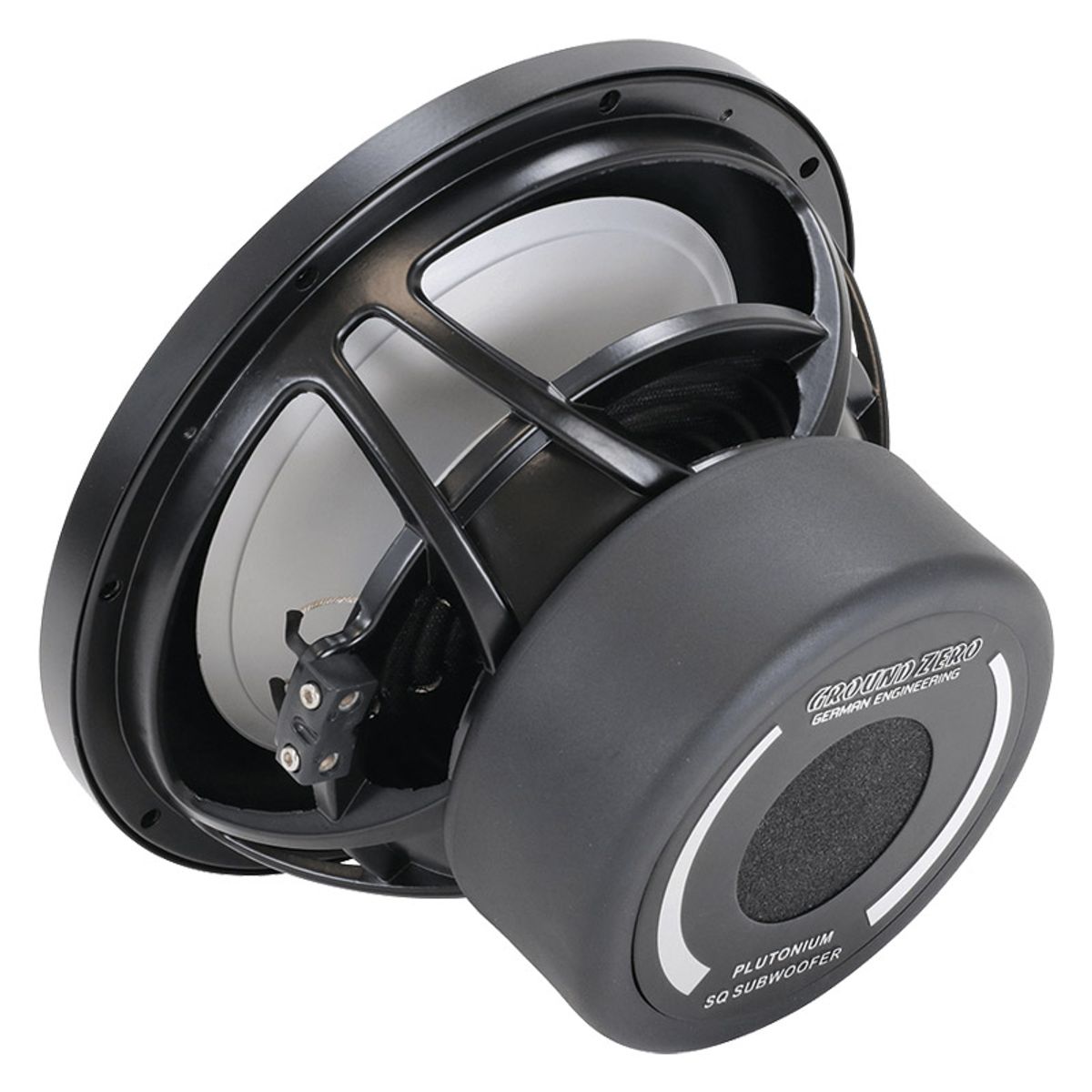 Ground Zero GZPW 10SQ 10” Plutonium Subwoofer 2x2 Ohm 400W RMS