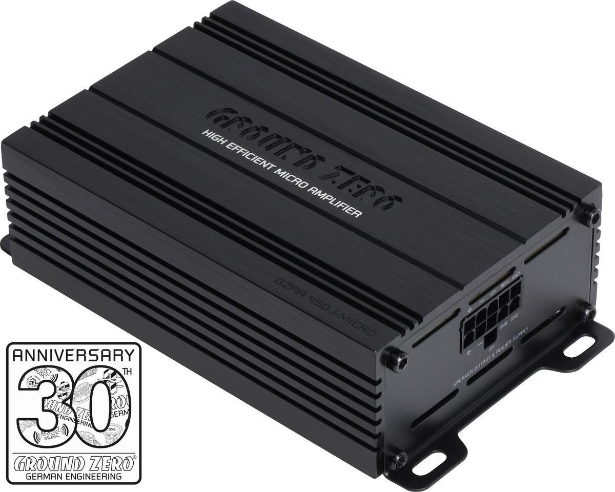 Ground Zero GZRA 450.1-MICRO Radioactive monoforsterker 480W 1 ohm