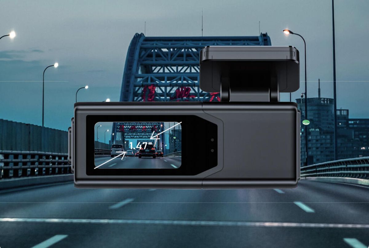 ConnectED Dashbordkamera 1 kanals WiFi, 32GB, 2K, 30 b/s