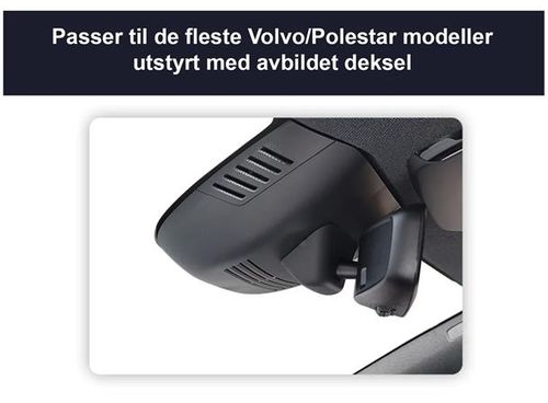 Fitcamx HY-1671-4K-F Integrert 4K dashcam Volvo/Polestar