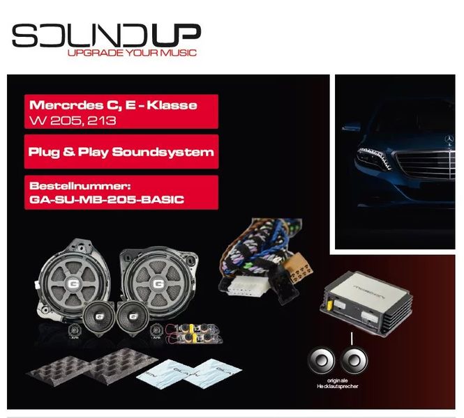 Hovedbilde Gladen SoundUP Mercedes GA-SU-MB-205-BASIC P&P