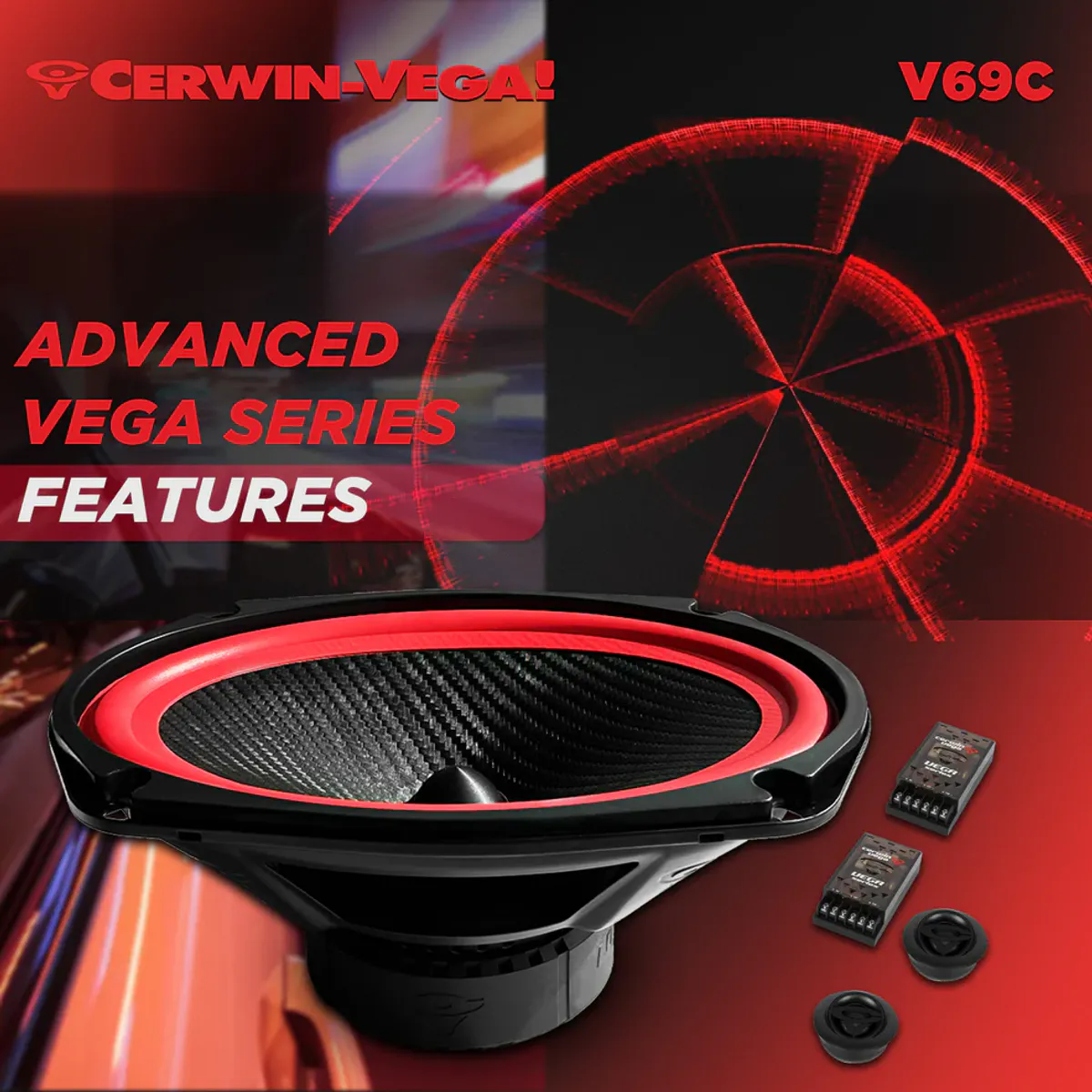 Cerwin Vega V69C 2-veis 6x9