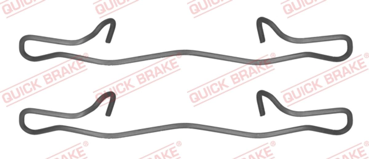 Quick Brakes 109-1755 Monteringssett bremseskiver bak 