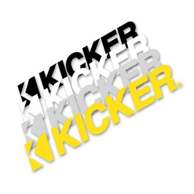 Hovedbilde Kicker 12DECBL19 klistermerke sort 48 cm