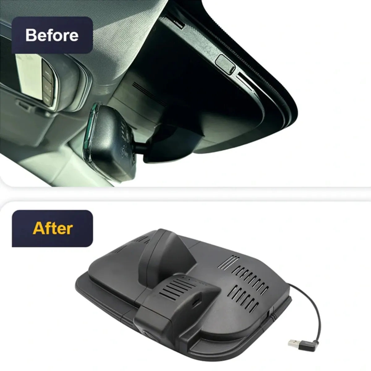 Fitcamx LZJ-6559-4K-D Integrert 4K Dashcam foran+bak XPeng G9 2023 →