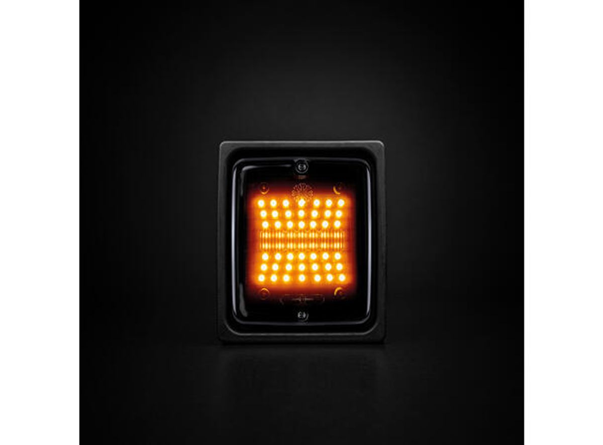 Strands IZE LED blinklys LED blinklys, mørk tonet linse