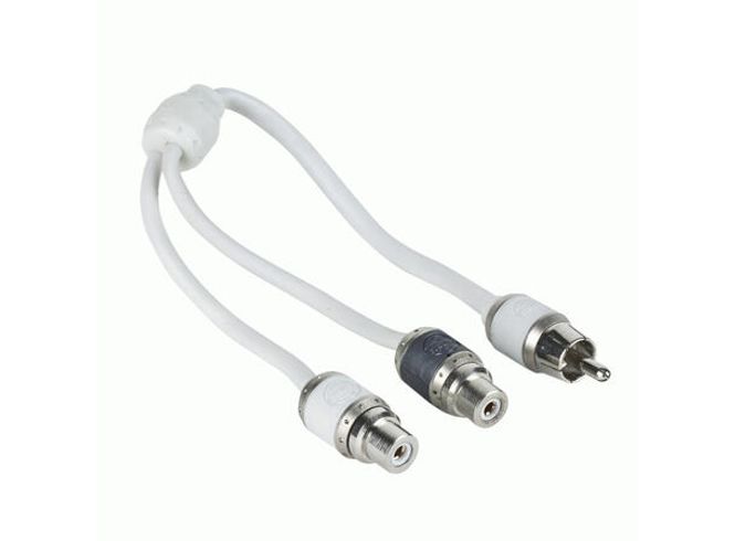 Hovedbilde Metra V10RY2 Marine RCA Y-ledd 1 han/2 hun, hvit