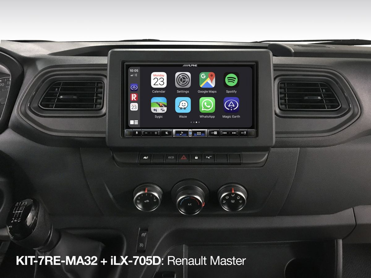 Alpine iLX-705D multimediastasjon 7