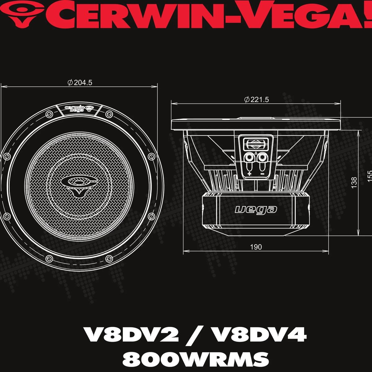 Cerwin Vega V8DV4 Vega 8