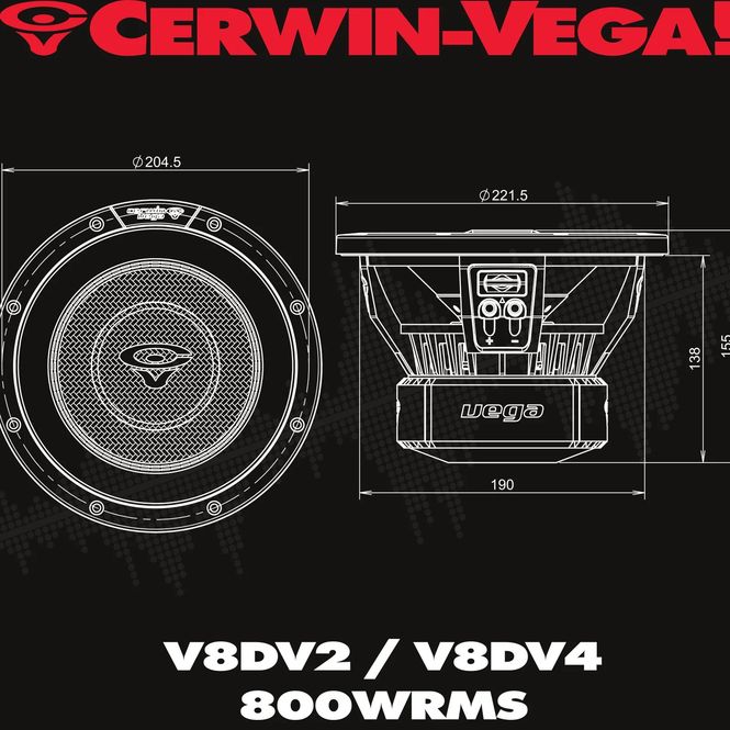 Hovedbilde Cerwin Vega V8DV4 Vega 8