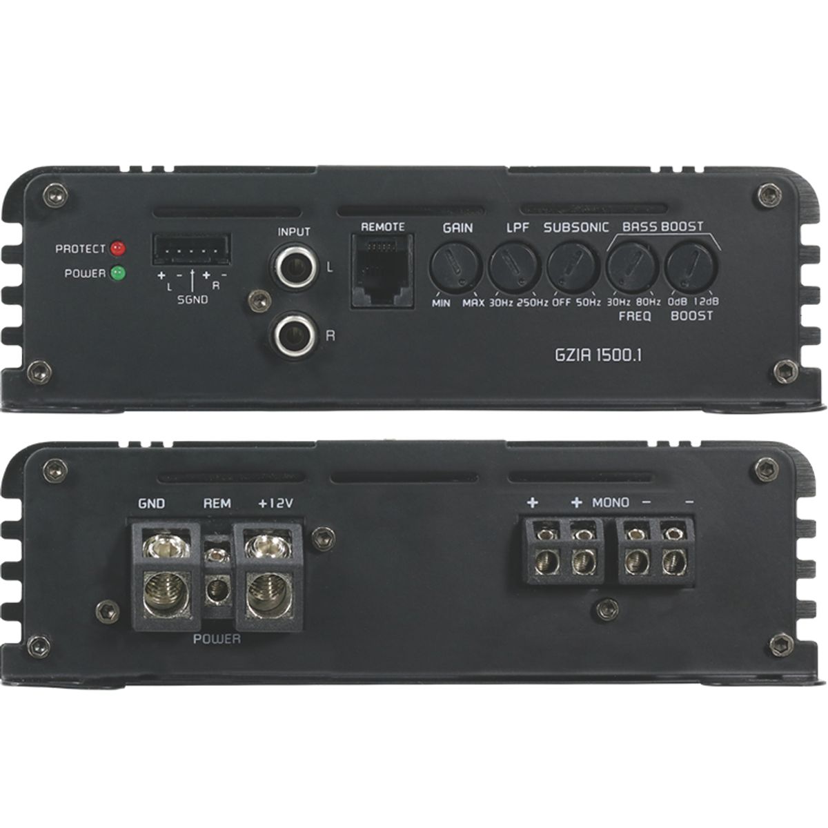 Ground Zero GZIA 1500.1 Iridium monoblokk 1530 W RMS 1ohm