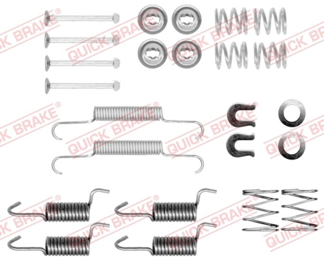 Hovedbilde Quick Brakes 105-0010 monteringssett bremsesko