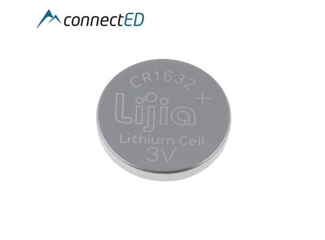 Hovedbilde ConnectED CR1632 knappcellebatteri (stk)