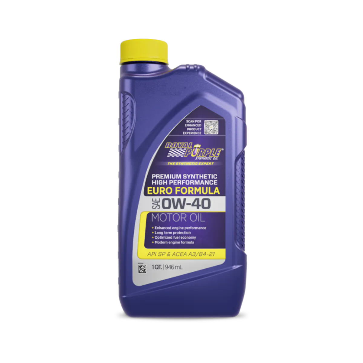 Royal Purple® 06540 SAE 5W40 High Performance Motorolje API SP 6 x 1q