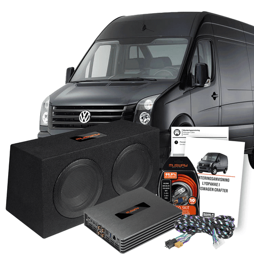 Musway EDVW1703 lydoppgraderingspakke Volkswagen Crafter (3-seter) (2017–>)