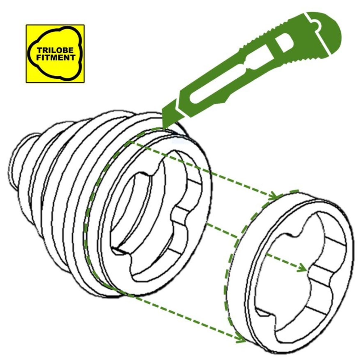 Duraboot DBC100 Drivakselmansjett