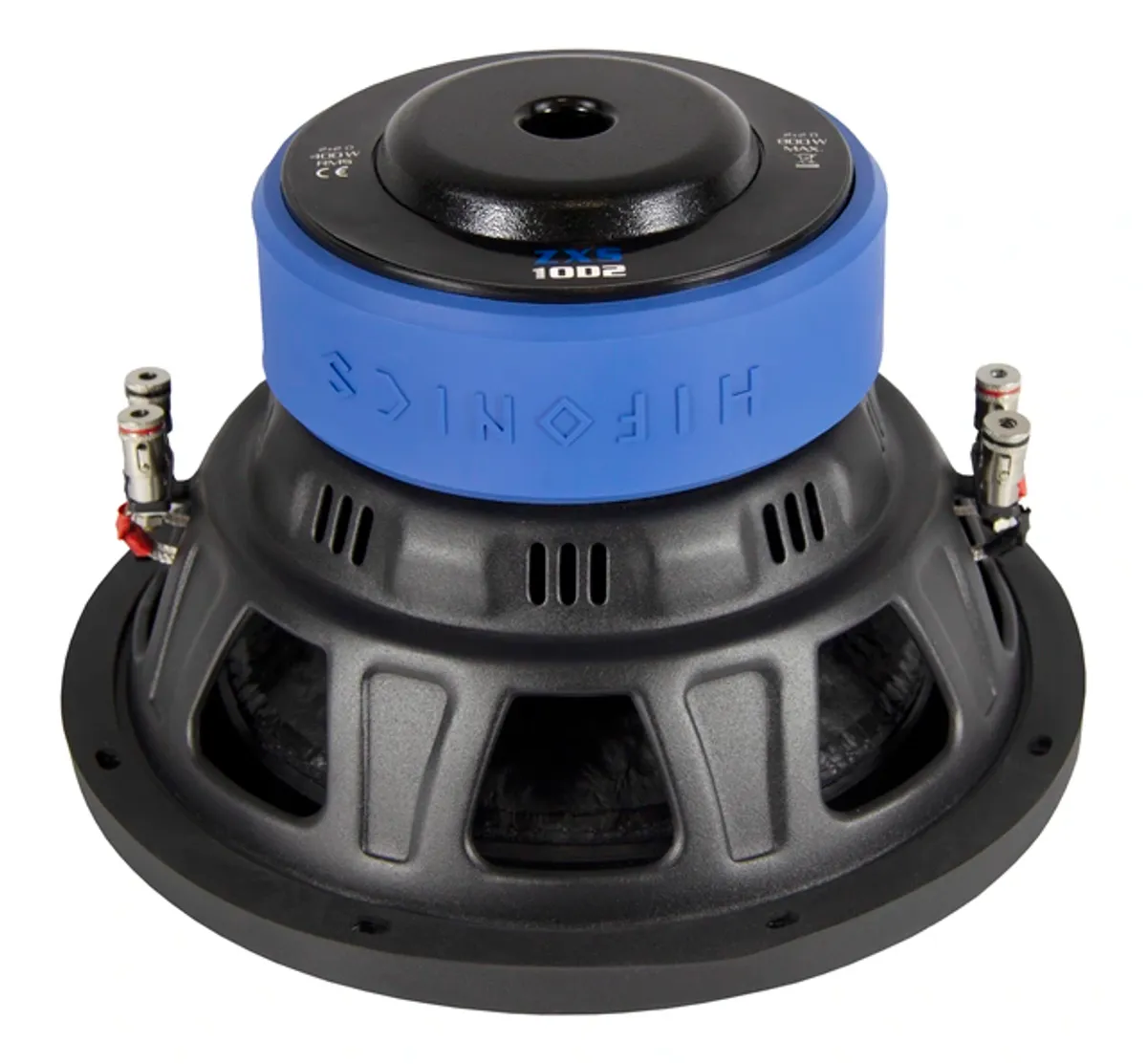 HiFonics ZEUS Street ZXS10D2 10″ Subwoofer 2x2 Ohm 400W RMS