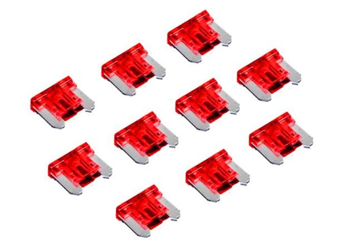Hovedbilde InCarTec 10A Mini ACN sikringer (10 x)