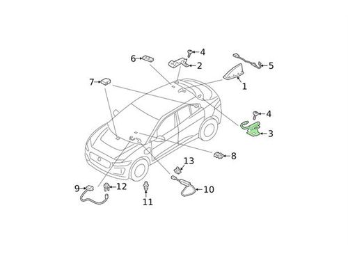 Original Jaguar I-Pace DAB splitter (2019 - 2020)